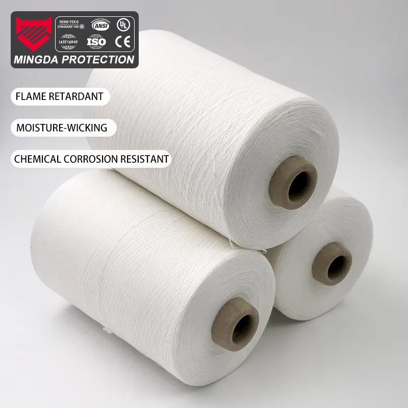 Antimony-free modacrylic FR yarn on paper cones, Mingda Protection